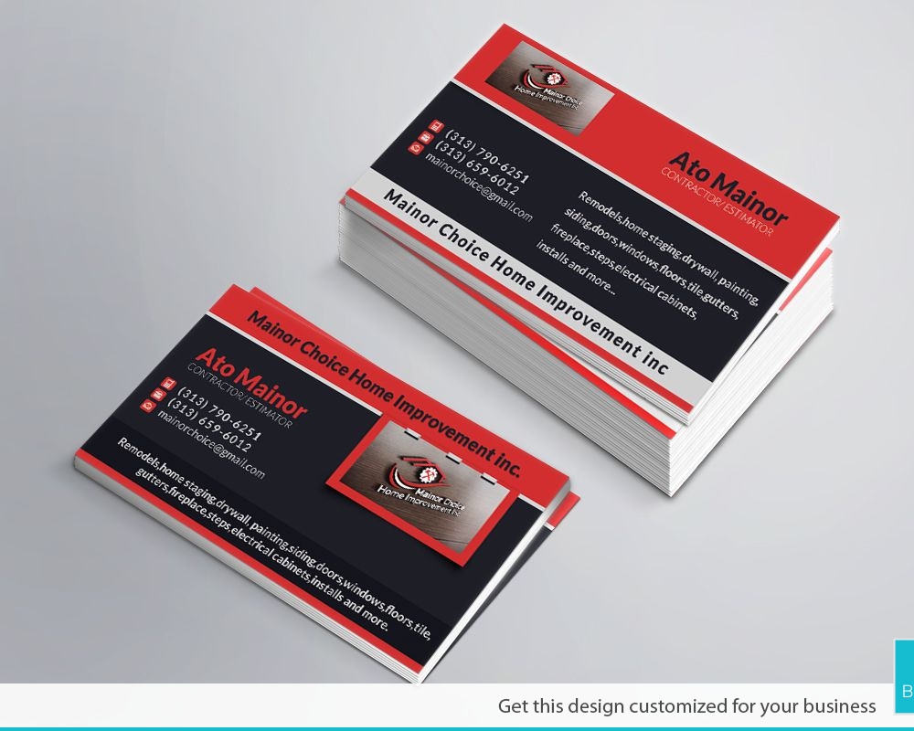 Uncoated Thick Business Cards with Painted Edges 32pt