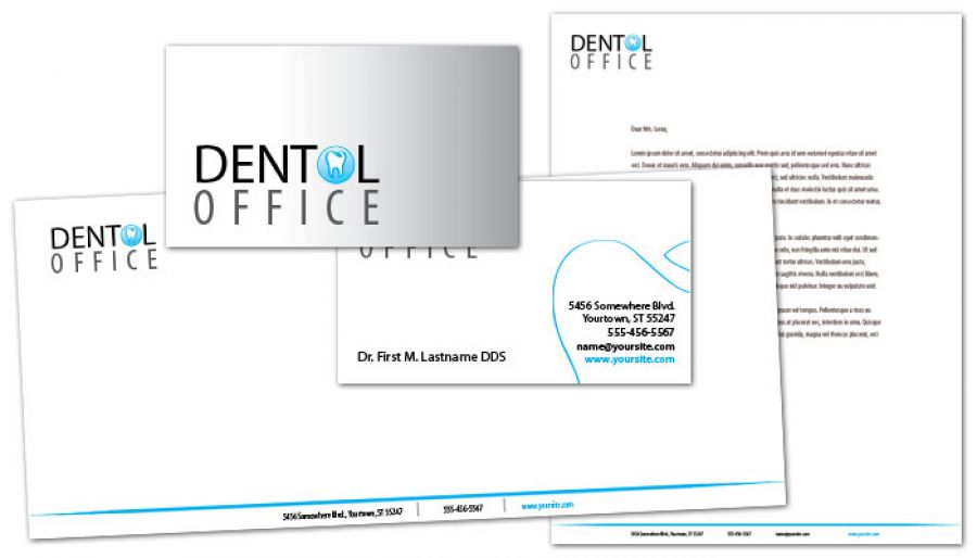 Dentist Dental Office Letterhead Design Layout