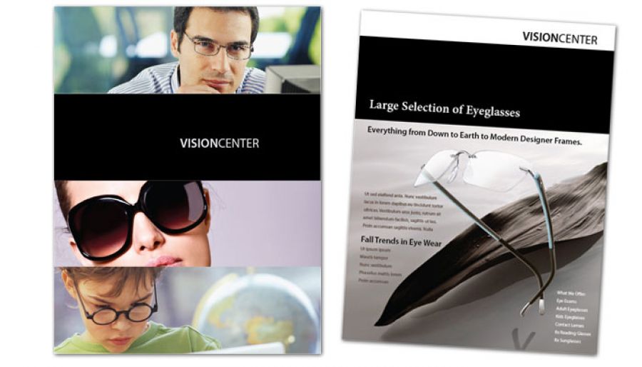 Optometry Office Eyecare Vision Center Flyer Design Layout